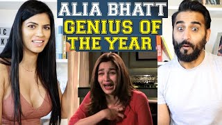 AIB ALIA BHATT - REACTION!! | Genius of the Year