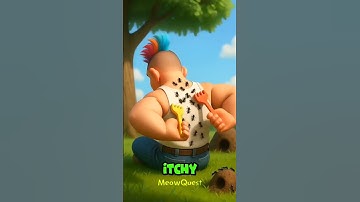 Daddy Cats so Itchy Itchy😹 #comedy #cat #catlovers