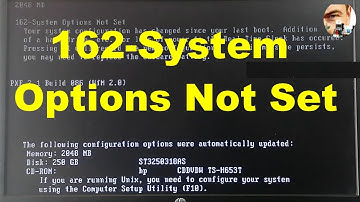 162-System Options Not Set  حل مشكلة