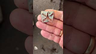 Not a badge, but still a great find. #mudlarking #shorts #badge #artillerie #shortsfeed