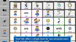 Total Talk AAC App - iPad app demo for kids - Ellie screenshot 3