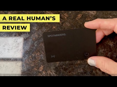 Review of SPOTMINDERS Tracker Card for Wallet with Find My Tracking