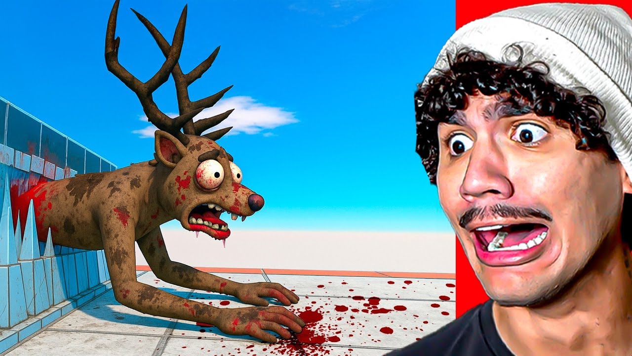 Reagindo a MONSTRO VEADO vs. ESPINHOS GIGANTES  | Animal Revolt Battle Simulator