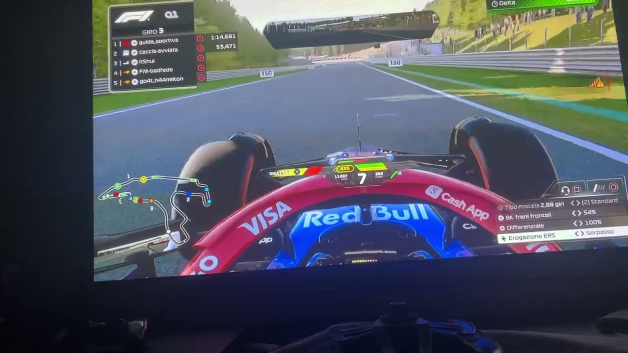 F1 24  POLE POSITION PAZZESCA PER 0.57 millesimi SPA FRANCOSHAMP 