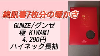 暖かいインナー GUNZE/グンゼ 4,290円ハイネック長袖買いました