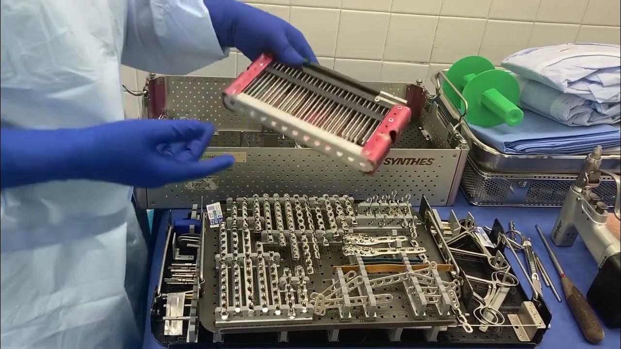 Synthes Locking Small Frag Tray for Bimallelous fracture YouTube