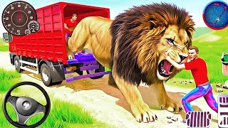 لعبة قيادة شاحنة نقل الحيوانات ثلاثية الأبعاد - شاحنة نقل الحيوانات 2024 - أسلوب اللعب على أندرويد💥 screenshot 5