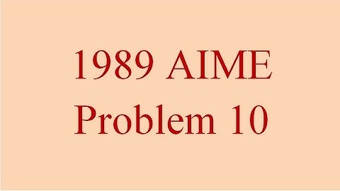 TRIG 010 - AIME 1989 Problem 10