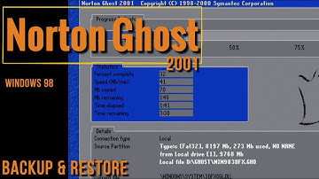 Norton Ghost 2001 Backup & Restore [Windows 98]