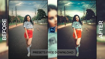 Photoshop Art : Moody Color Effect in Photoshop CC & Free Preset Download | By Massive Editz