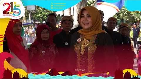 Bupati Hj. Sri Mulyani Menjadi Inspektur Upacara Peringatan Hari Jadi Kab. Klaten ke 215