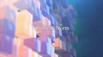 Quotient normed linear space