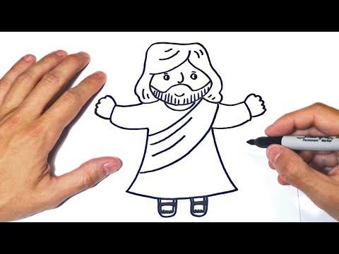 Видео como dibujar a jesus