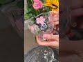 A particularly exquisite cherry blossom glass cup#Glass cup#Cherry Blossom Cup#Buy one
