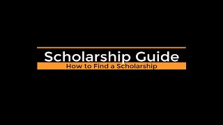 Walkthrough - Finding Scholarships Through Refine Search Filters.
