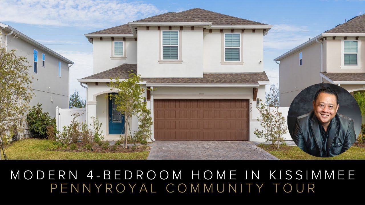 Modern 4-Bedroom Home in Kissimmee | Pennyroyal Community Tour