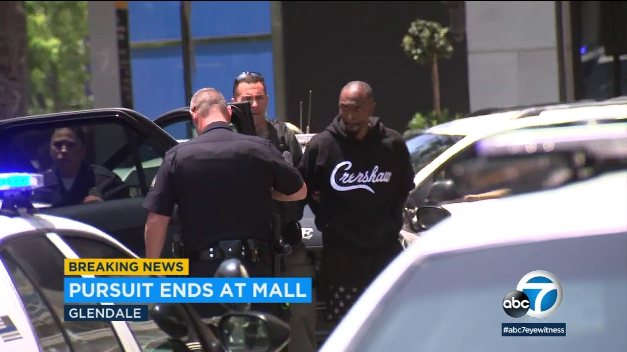 Burglary suspect arrested near Glendale Galleria after police chase ...