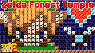 Super Mario Maker 2 - AMAZING Zelda Forest Temple Level!
