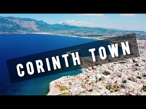 Corinth Town by drone - Miasto Korynt | GREECE 🇬🇷