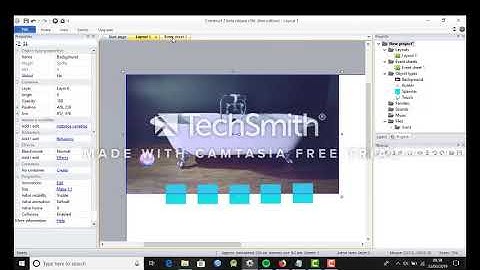 tutorial membuat game Bubble pop menggunakan Construct 2