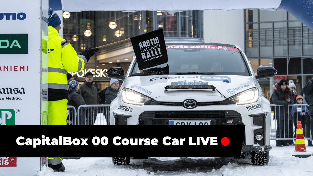 CapitalBox 00 Course Car LIVE for Arctic Lapland Rally 2025