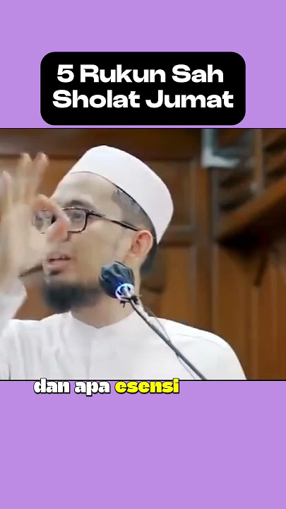 Lima rukun sholat jumat #trending #religion #ustadzadihidayat