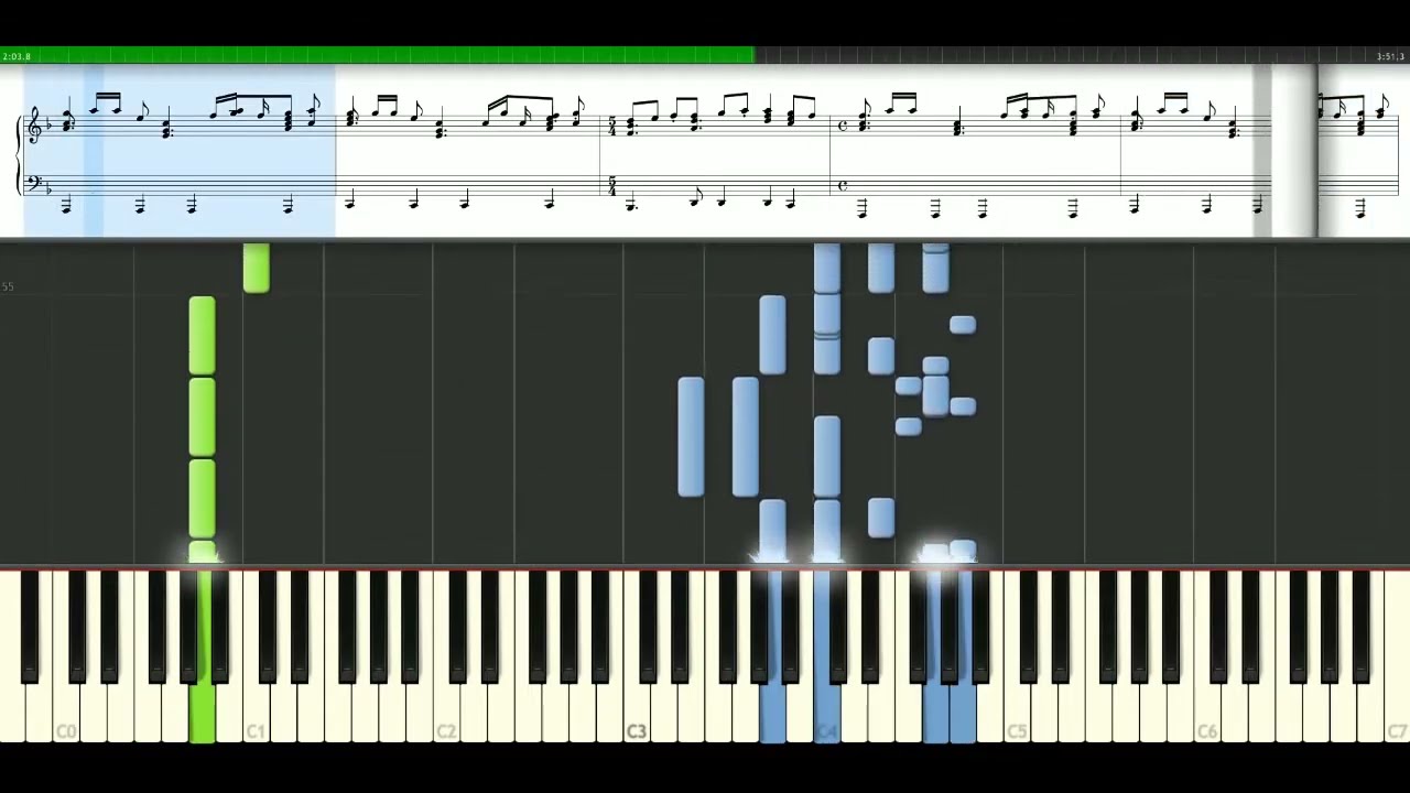 Erasure - Always [Piano Tutorial] Synthesia