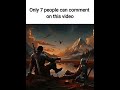 Only 7 people can comment on this video #fyp #scrt #shorts #trending #viral #edit #discord #memes