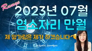 (루미예별자리) 2023년 07월 염소자리 만월 | 제 앞가림은 제가 하겠습니다 Capricorn Full …