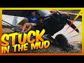 Cory gets his airplane stuck in river MUD!