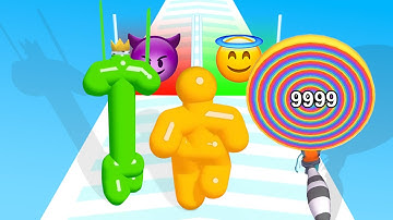 Tall Man Run 🆚 Layer Man - Satisfying Gameplay Walkthrough ios, android - Apple Gameplay