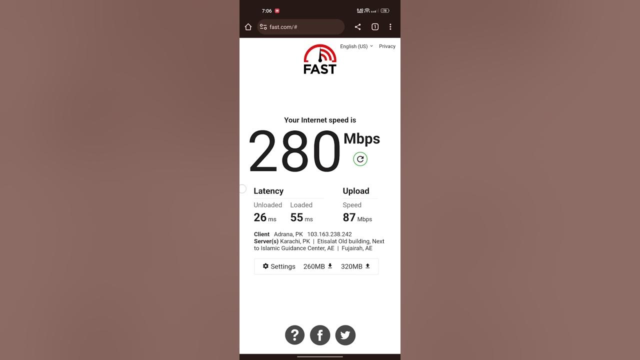 WIFI SPEED TEST Ookla vs vs ptcl YouTube