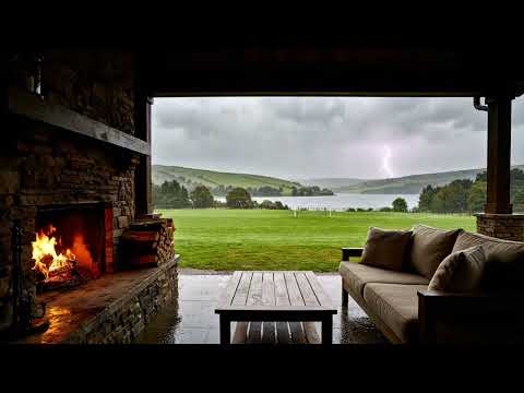 Soft Thunder Falling Rain A Fire S Whisper A Cinematic Ambience For The Soul White Noise