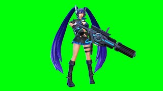 Anime Green Screen Hero Mobile Legend - Layla Classic Malefic GunnerNo Copyright
