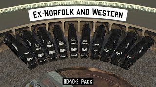 Train Simulator | Ex-Norfolk and Western SD40-2 Pack (and more)