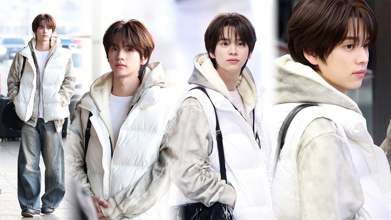 투어스 신유(TWS : SHINYU) 김포공항 출국 GIMPO AIRPORT DEPARTURE 직캠 | 2025.01.24