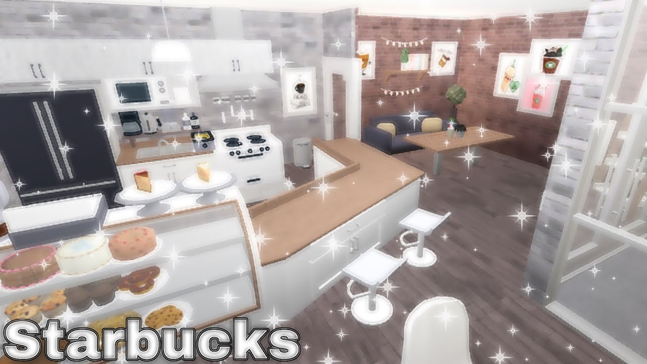 Bloxburg Starbucks Build Youtube