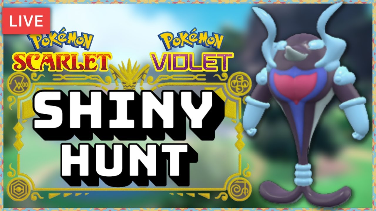 Tandemaus SHINY HUNT 🔴 LIVE Pokemon Scarlet & Pokemon Violet YouTube