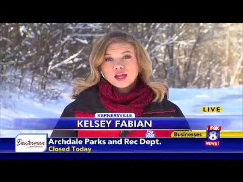 Harsh Winter Weather Challenges Firefighters (Noon Live Shot) - YouTube