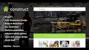 Construct - Construction & Business Drupal Theme | Themeforest Website Templates and Themes