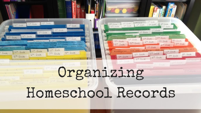 Homeschool Organization for 5 kids! 