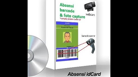 Cara Install dan Jalankan software absensi barcode webcam