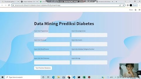 Anwar Nurudin (19.0504.0037) Prediksi penyakit diabetes menggunakan python beserta demonya