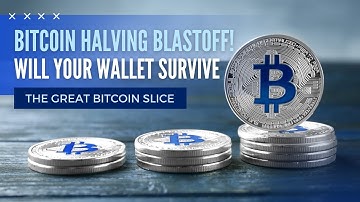 Bitcoin Halving Blastoff! Will Your Wallet Survive the Great Bitcoin Slice? #bitcoin #halving