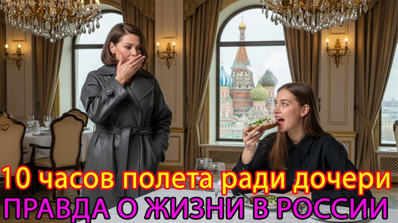 Американская мать прилетела в Россию к дочери 10 часов и была шокирована её питанием.