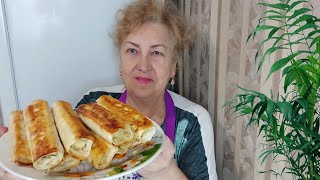 Хрустящие Трубочки Из Лаваша Просто,Быстро,Вкусно Капуста  Уже  В Банке . Очень Вкусная Хрустящая.