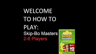 How to play Skip Bo Masters #cardgames screenshot 5