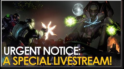 URGENT NOTICE: A Special Livestream!