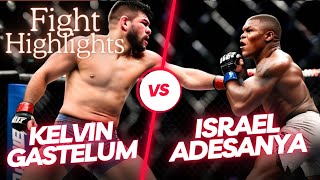 Kelvin Gastelum vs Israel Adesanya - UFC 278 - Highlights