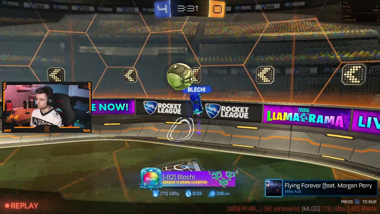 Insane C2 2v2 112 MPH Team Pinch Goal : r/RocketLeague